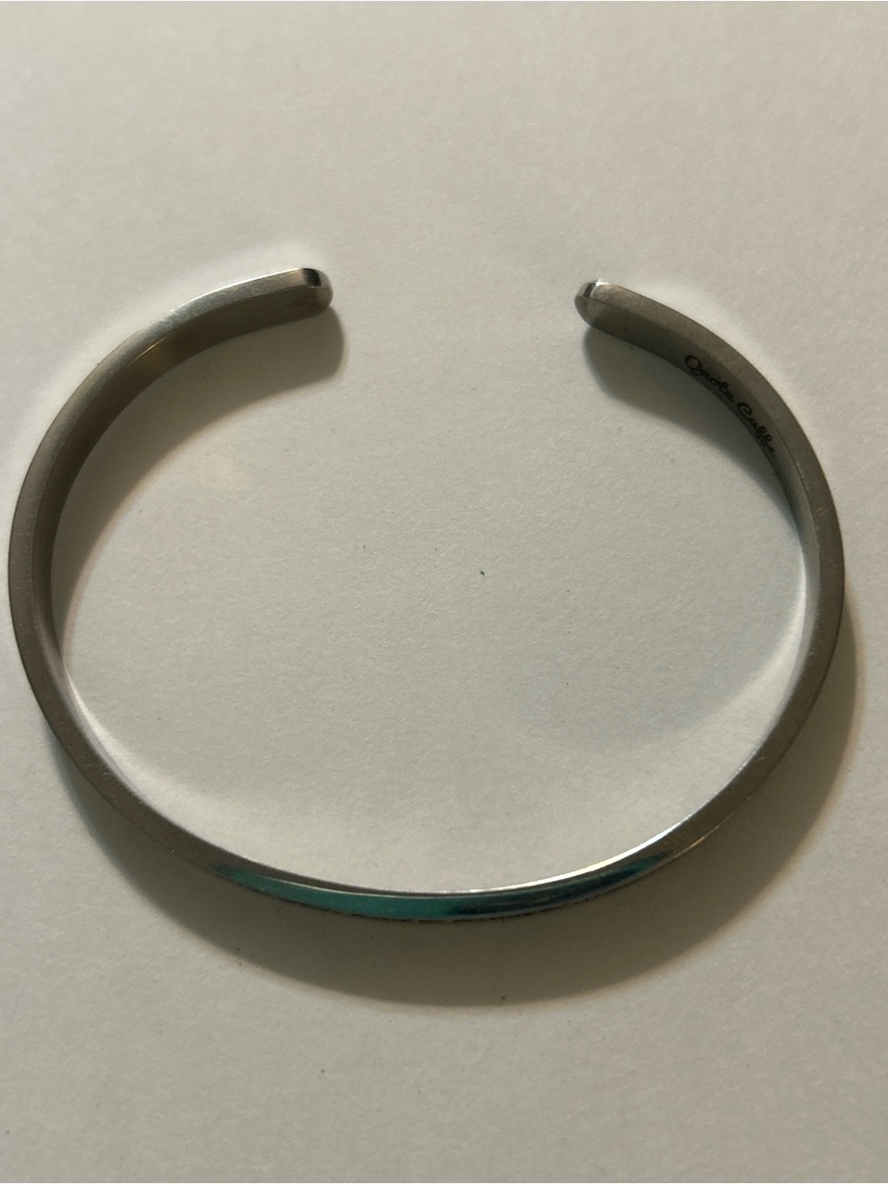 Whitney Howard Designs "Difficult Roads..." Quote Cuff Bracelet